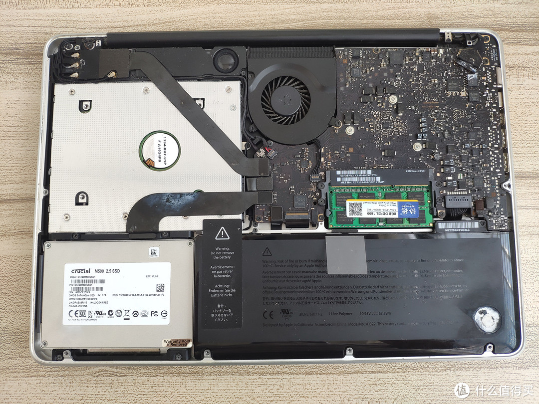 Macbook pro2012（MD101）升级固态硬盘内存条重生记