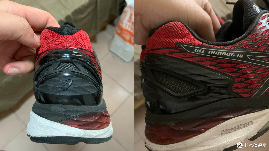 后跟锁定脚踝,Gel胶虽不算强,但也算是恰到好处