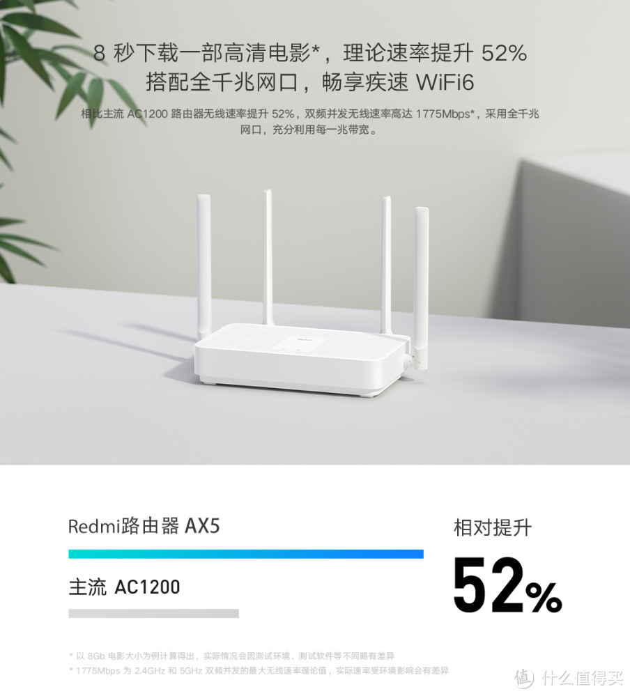 高通5核处理器、4路独立功放、腾讯网游加速：红米Redmi路由器AX5发布 首发229元