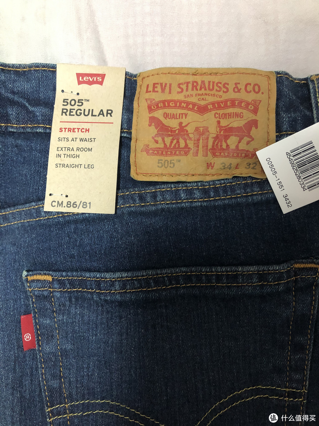 两百六入手国产李维斯Levi’s 505牛仔裤，超值