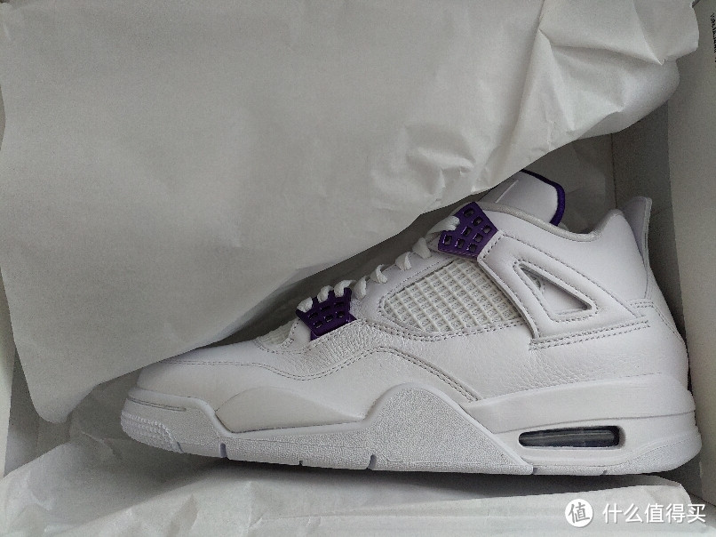 纯粹之美，Air Jordan 4 白紫 "Purple Metall