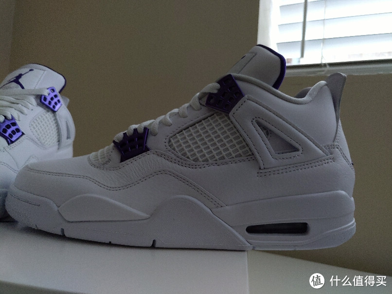 纯粹之美，Air Jordan 4 白紫 "Purple Metall