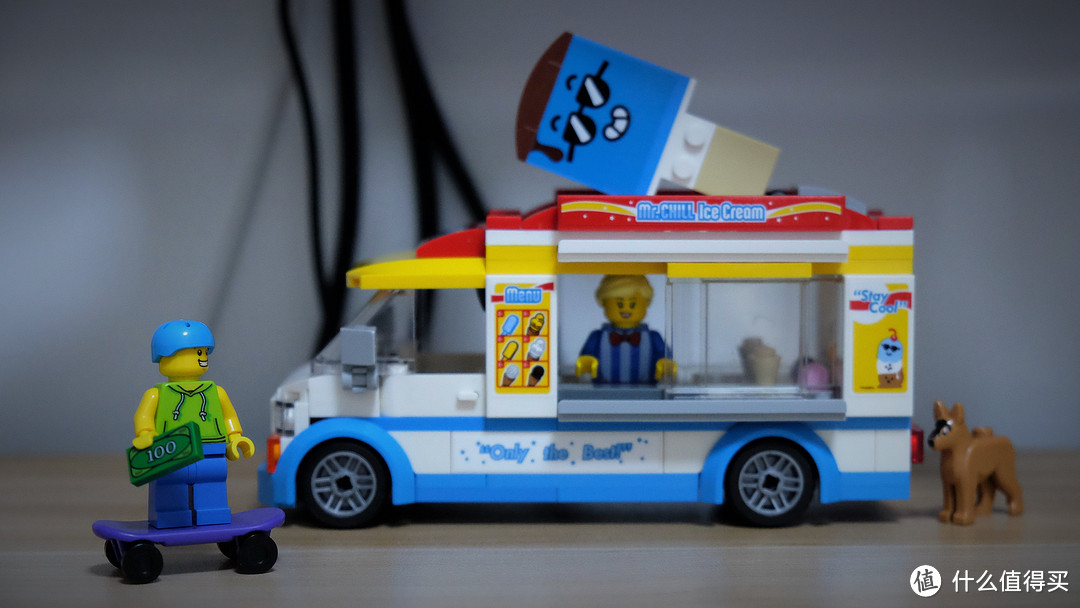 餐车会出下去么？——LEGO 乐高 城市系列 60253 冰淇淋车