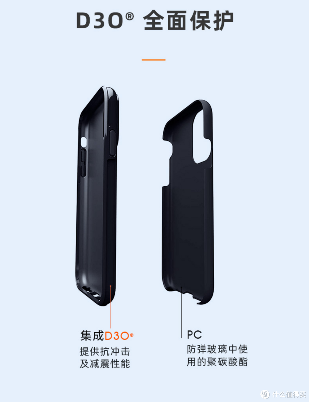 mophie D3O全包防摔防撞手机套