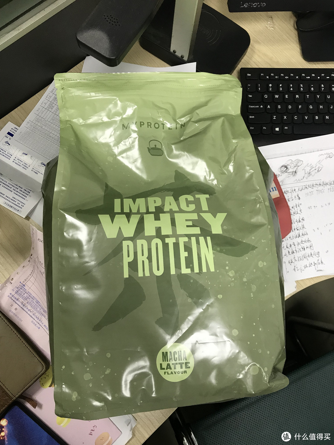 官网英国直邮myprotein抹茶拿铁蛋白粉到货开箱 其他保健 什么值得买