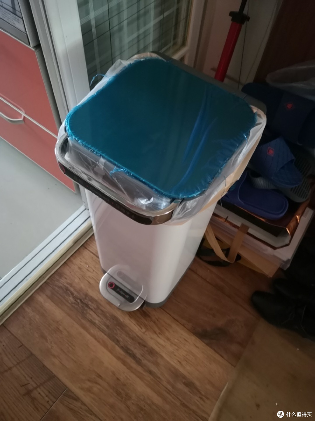 HP/华萍可压缩垃圾桶 25L开箱测评