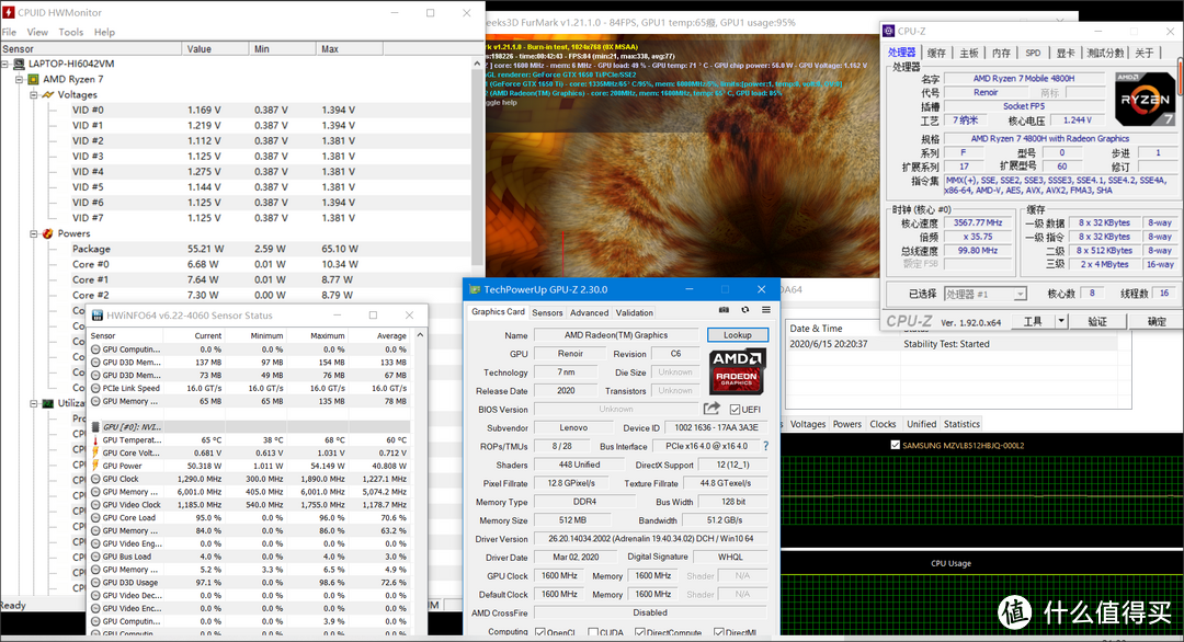 和AMD一起帮你省钱了-联想拯救者R7000 2020（R7-4800H）评测篇