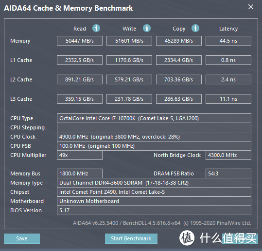 iGame Z490 Vulcan X主板新BIOS体验，附i7-10700K风冷超频和降压测试
