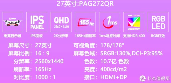 游戏玩家看过来!2K高刷电竞显示器型号推荐