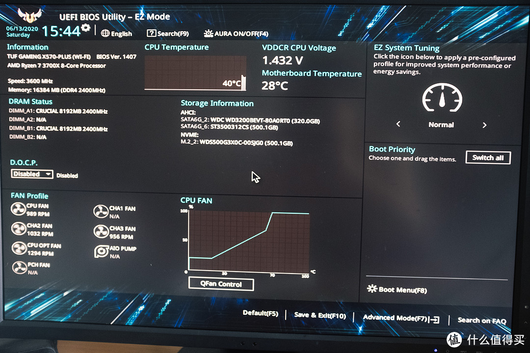 自动进入BIOS，CPU、内存、硬盘、风扇一切正常