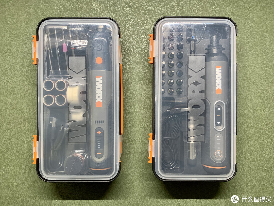 威克士WX106 8V充电式电磨机开箱 对比WX240 4V充电电动螺丝刀