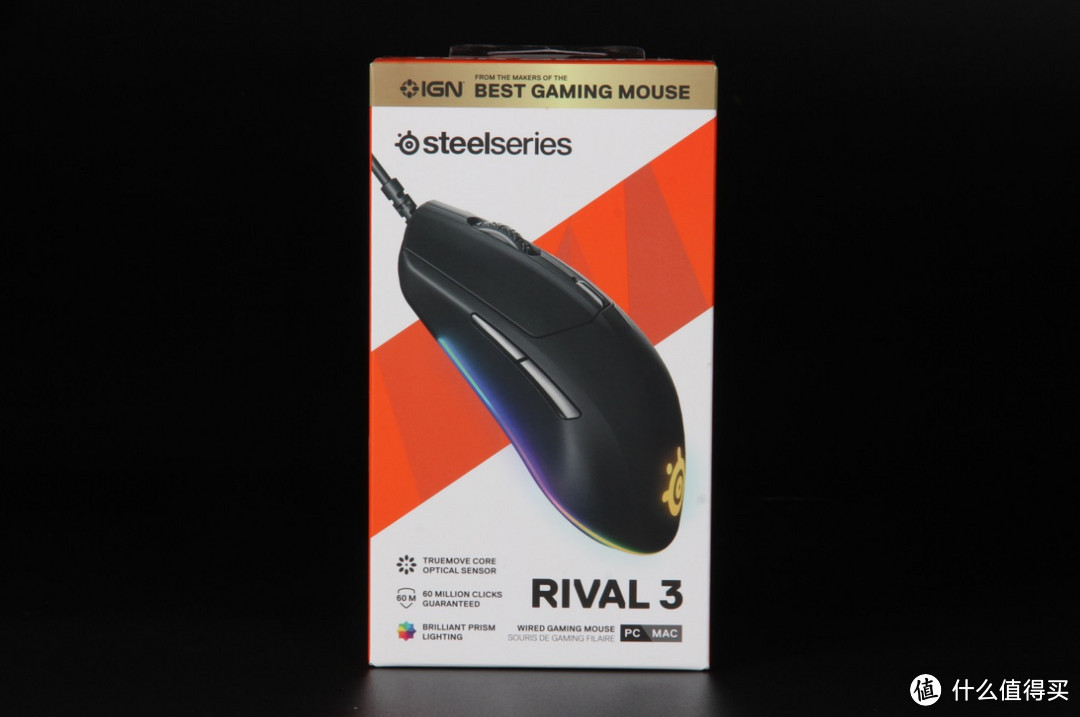 赛睿Rival 3游戏鼠标包装