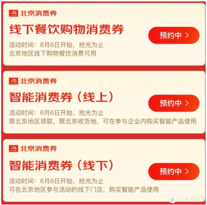 北京消费券种类