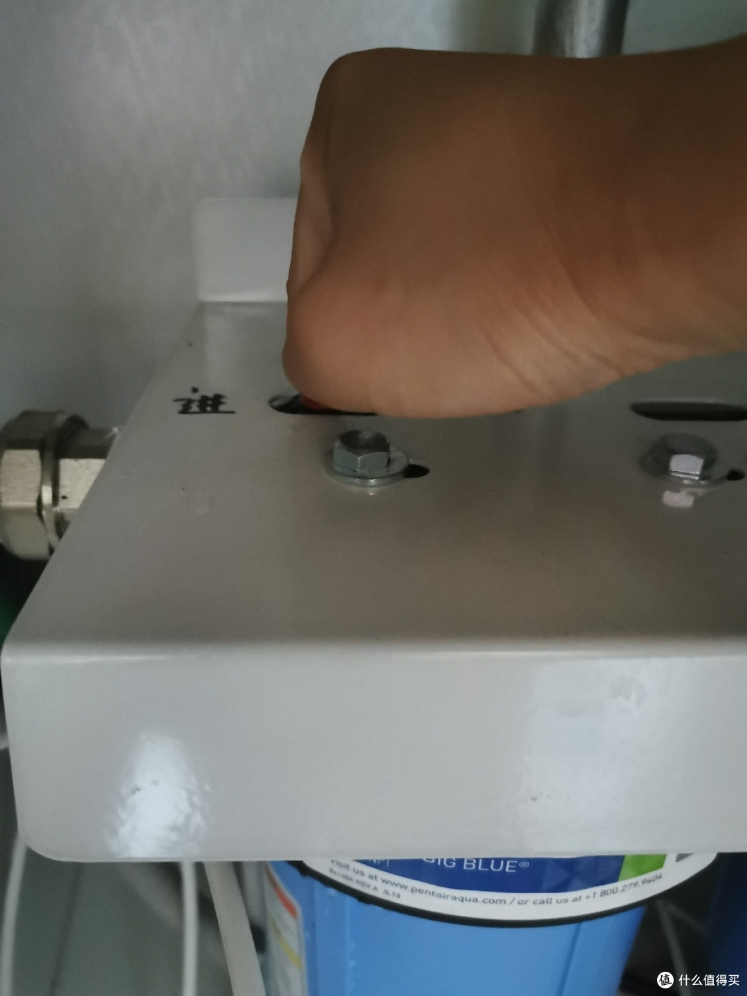 只为一口好水—滨特尔大蓝瓶前置过滤滤芯安装过程(仅供穷人参考)