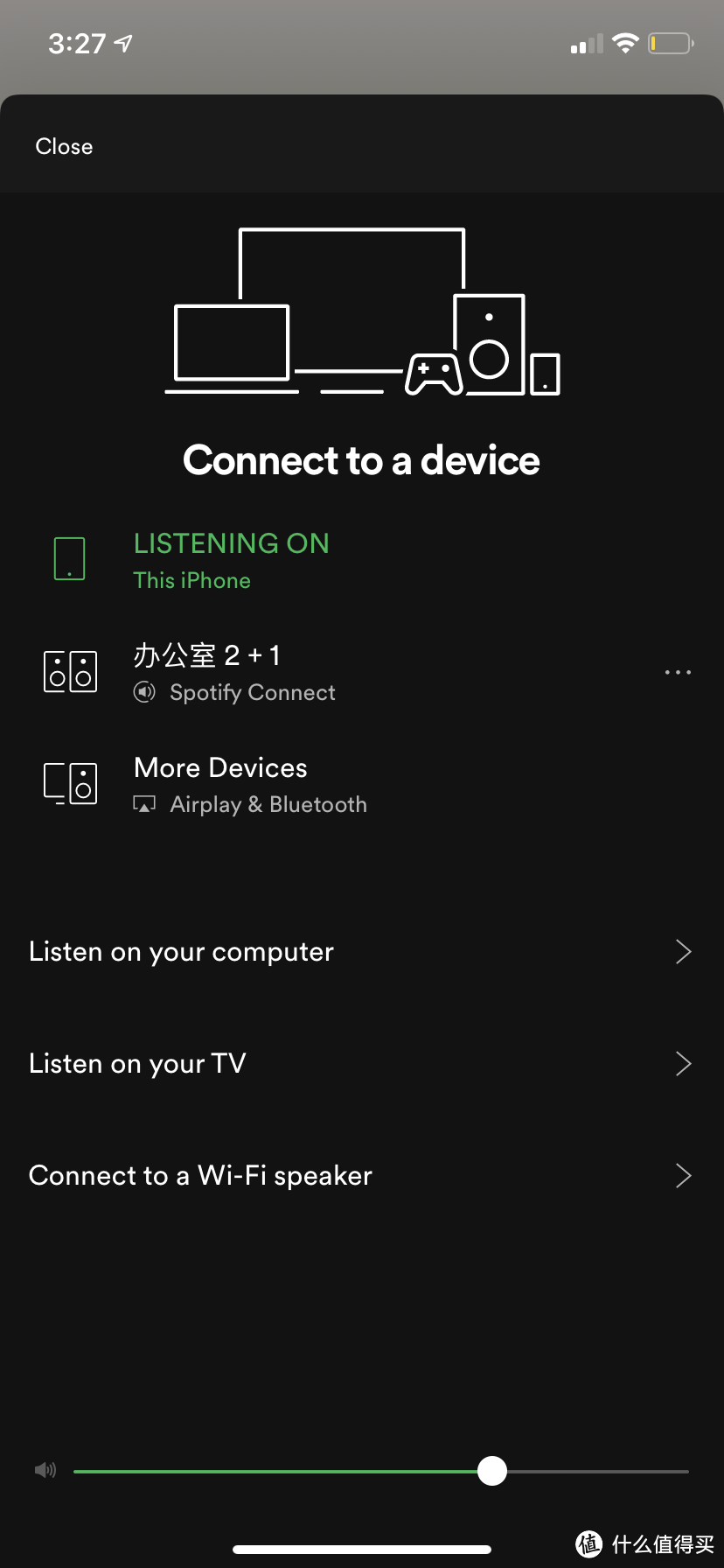 Connect to a device