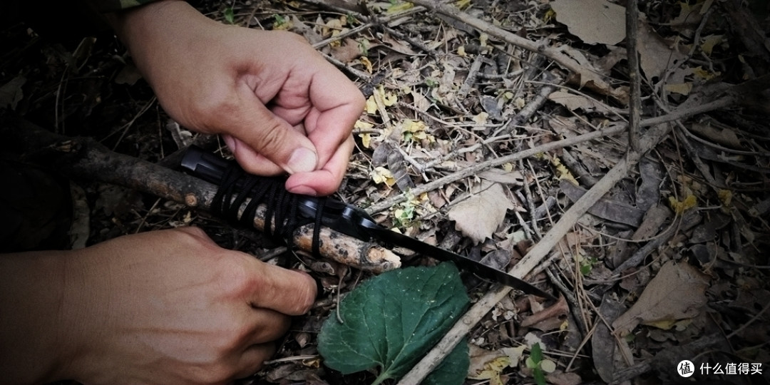 户外带把洛克X  荒野求生不再怕——汉道洛克X生存直刀初体验