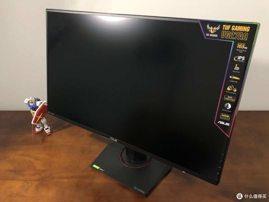 第一台显示器,华硕TUF Gaming VG27AQ 27寸2K显示器开箱