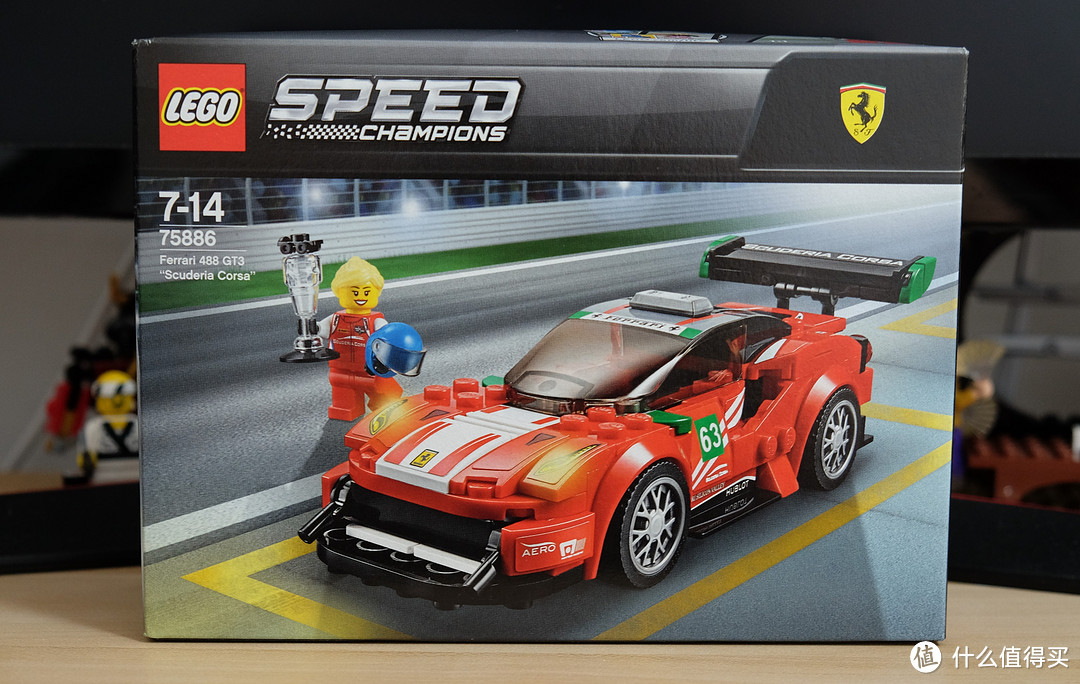 488 GTB赛道版——LEGO 乐高 超级赛车系列 75886 法拉利 488 GT3