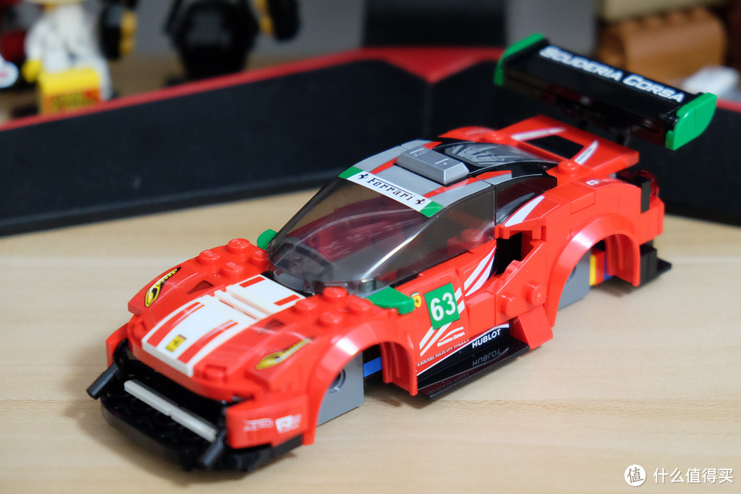 488 GTB赛道版——LEGO 乐高 超级赛车系列 75886 法拉利 488 GT3