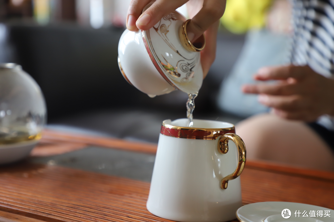 一套好茶具：八马×国瓷永丰源 东湖之光9头陶瓷茶具套装