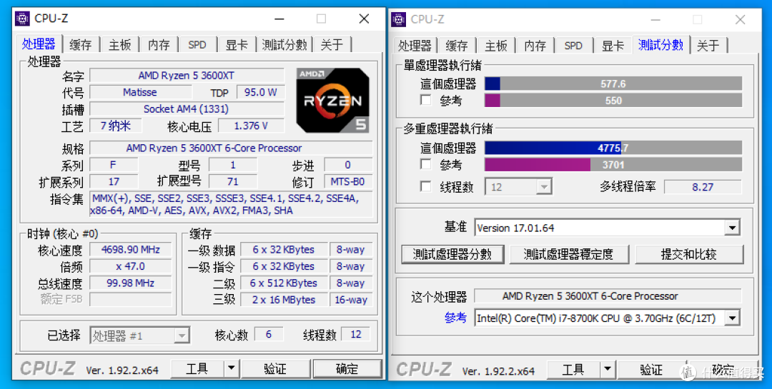 AMD Ryzen 5 3600XT+ROG B550首发评测,冲击全核4.7GHz新高度!