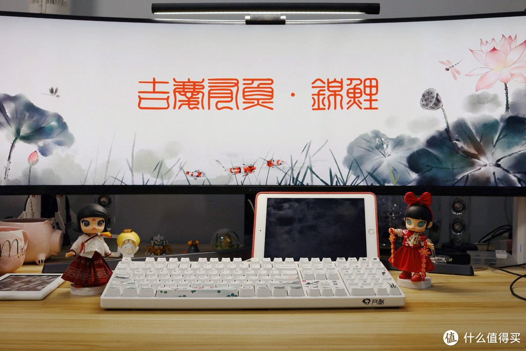 吉庆有余,水墨国风-AKKO 3108V2锦鲤机械键盘开箱分享