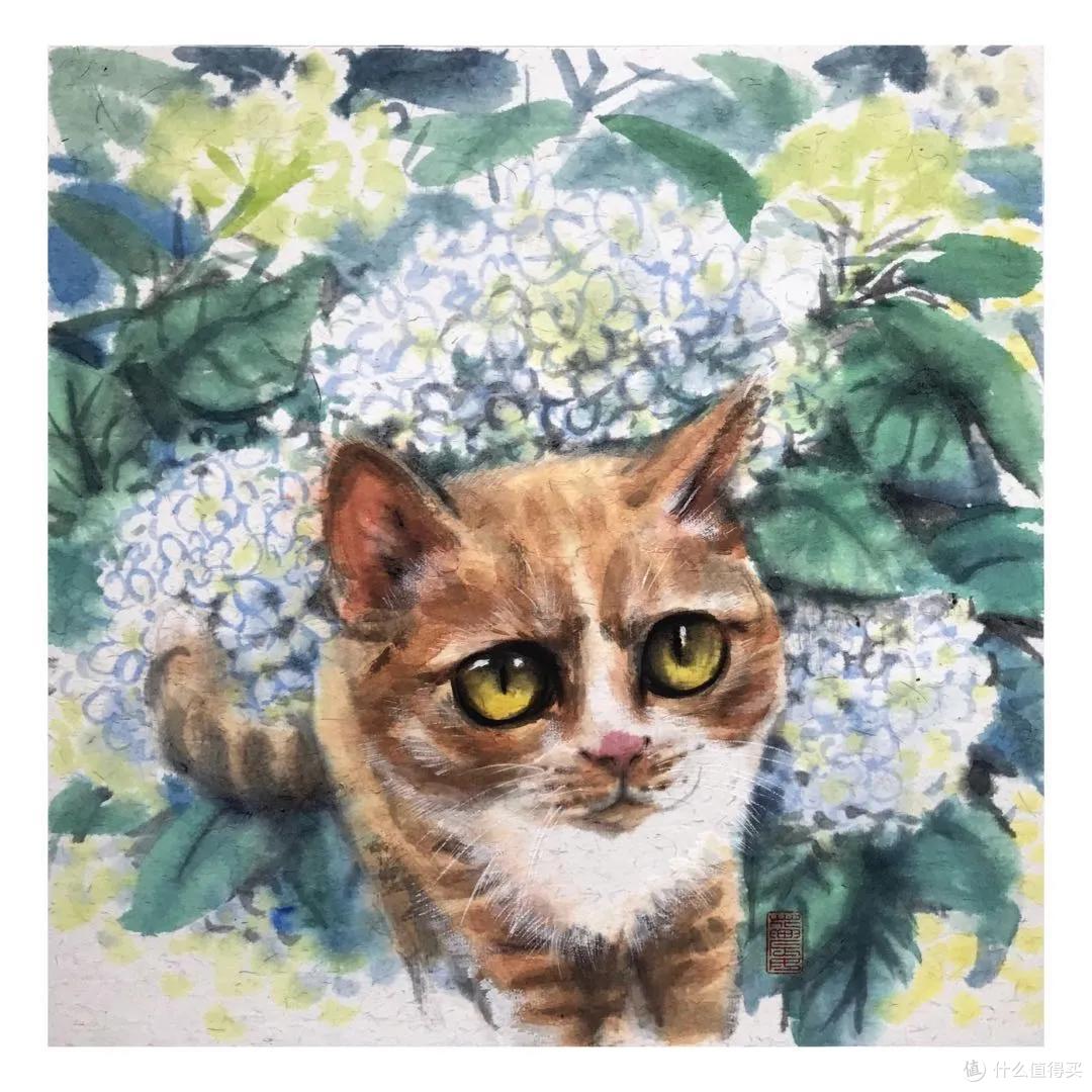 她把节气、园艺和萌猫画进画里,治愈万千粉丝!网友:这就是我向往的生活啊!