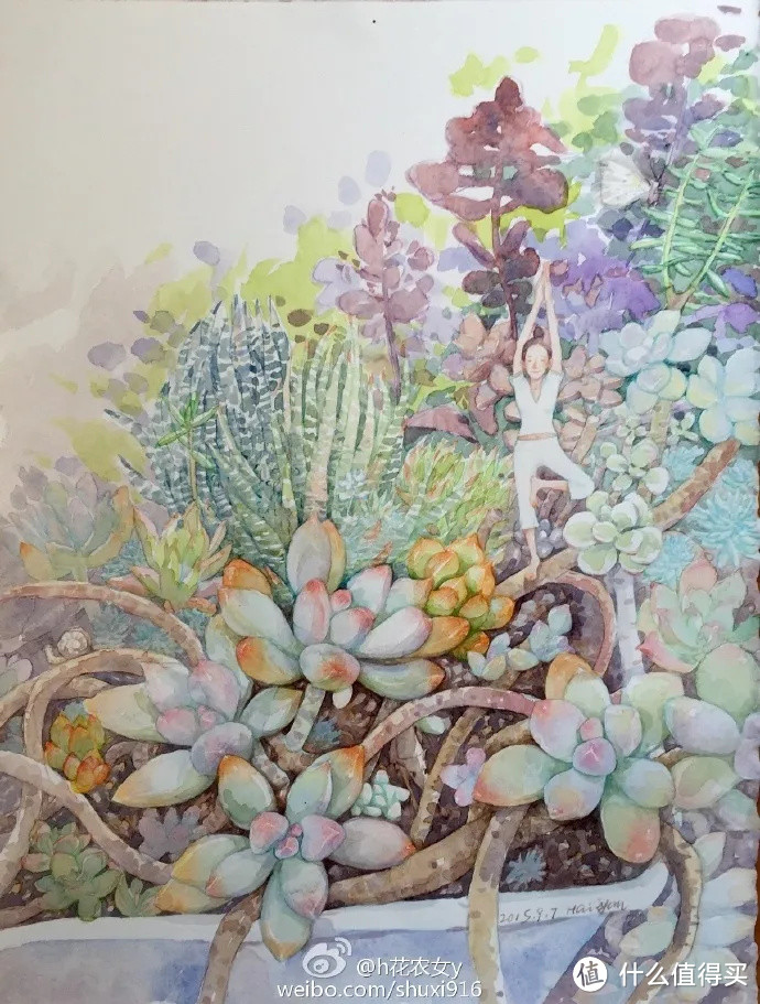 她把节气、园艺和萌猫画进画里,治愈万千粉丝!网友:这就是我向往的生活啊!