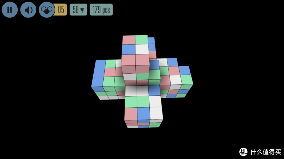 ios限时免费：《Sea of Squares》多空间的三消！