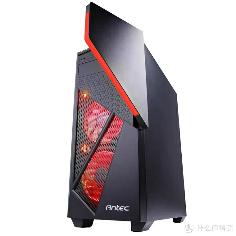 Antec 安钛克 龙焰RGB ATX 中塔式 水冷全侧透台式电脑机箱