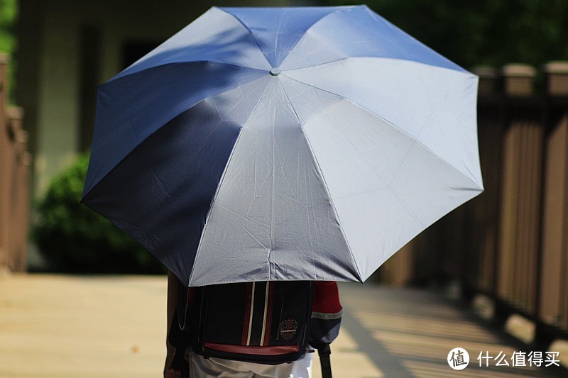 遮阳挡雨 从容应对天气变化 90分全自动反向折叠照明伞