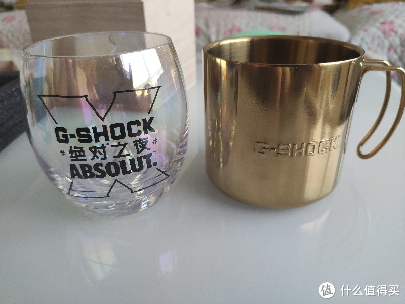 卡西欧G-SHOCK官方微店抽奖活动奖品——双杯开箱