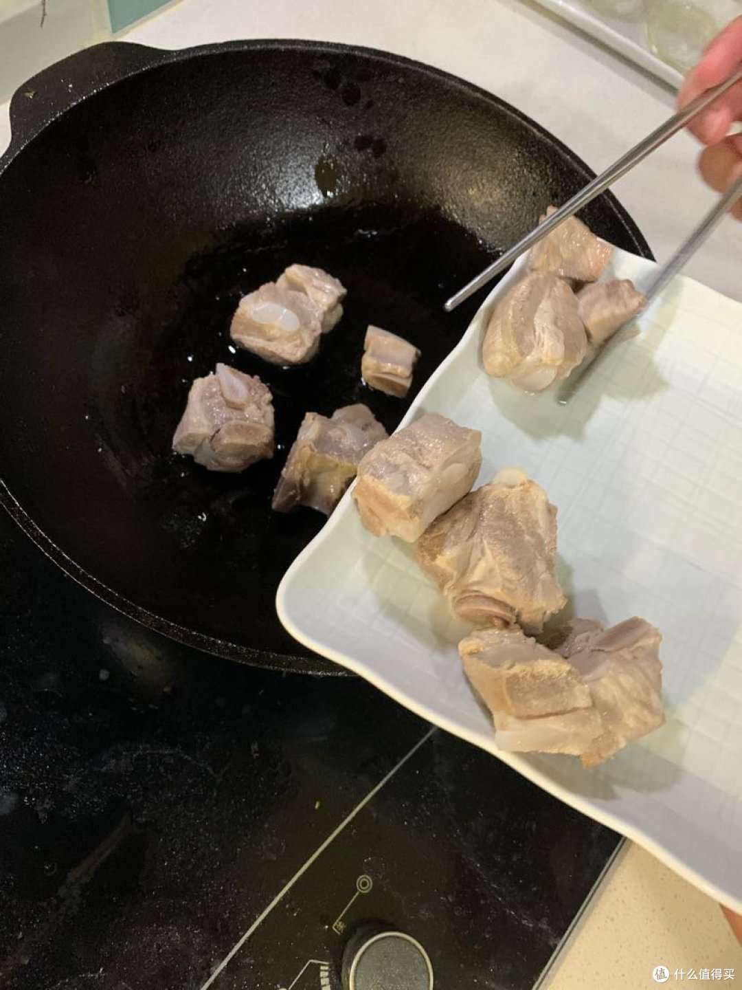 猪肋排之一菜两吃(上篇:香煎猪肋排)