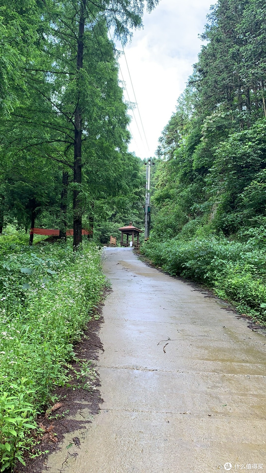 回头看出山的门岗，我们悄咪咪的快速跑过