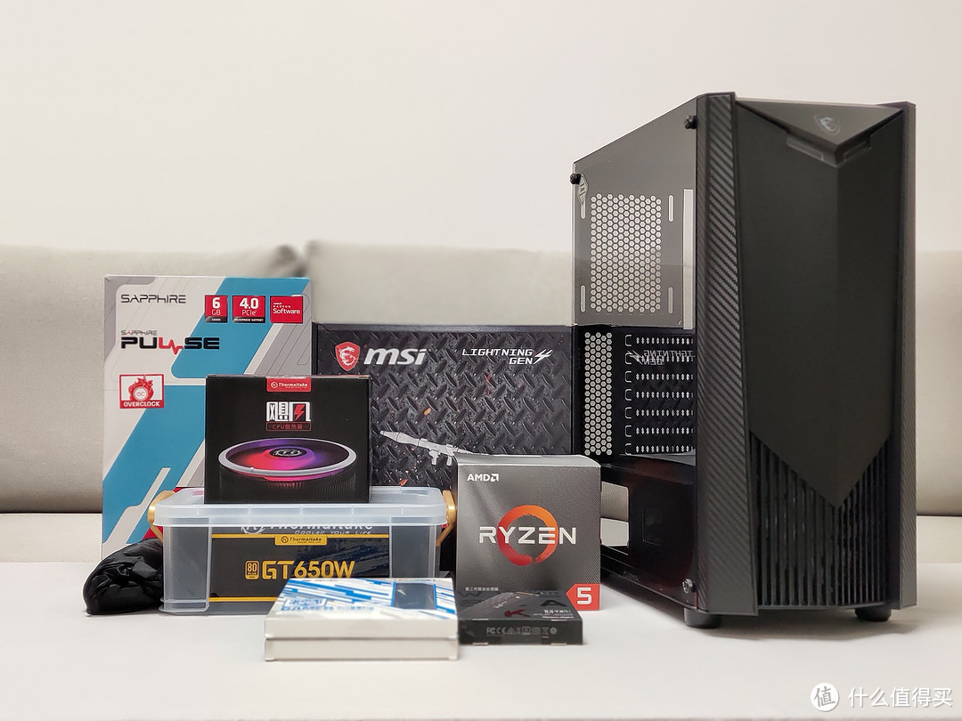 备战全新艾泽拉斯篇二：3600X+MSI B550M火箭筒+5600XT 游戏主机分享