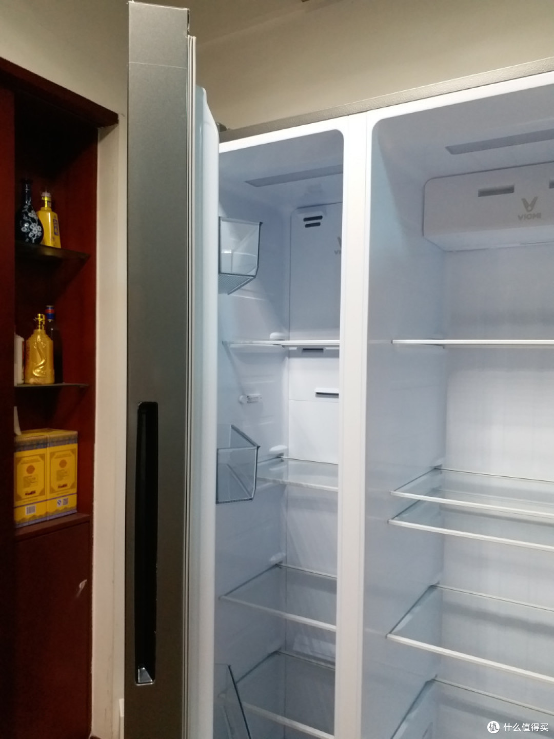 超大容量加超大智能屏,理想的对开门冰箱就应该长这样