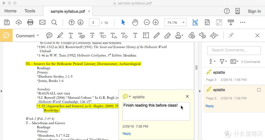 五种方法教你轻松在mac上注释pdf文件 服务软件 什么值得买