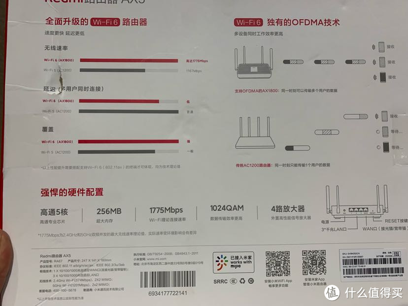 WIFI6 RedmiAX5入手体验