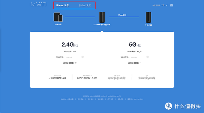 家庭网络升级——小米AX1800 WIFI6 MESH 组网