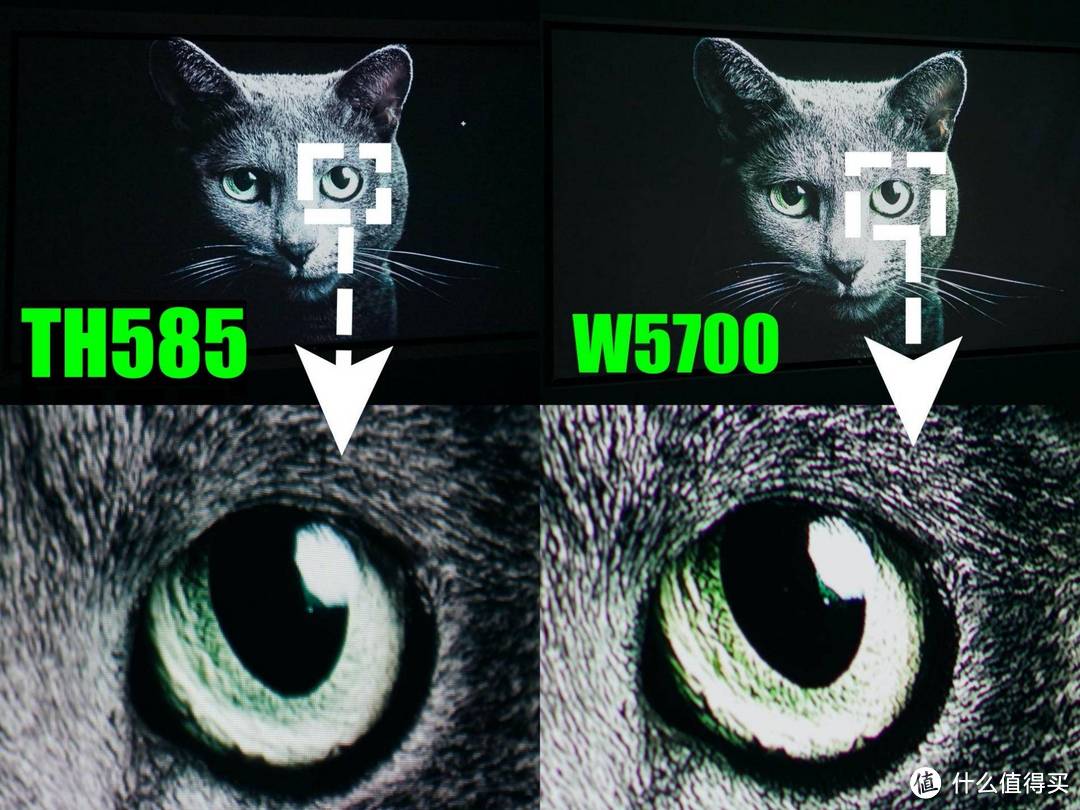 同是DLP投影仪，2万块的4K UHD投影仪W5700与4千块的TH585有多大差别？ 
