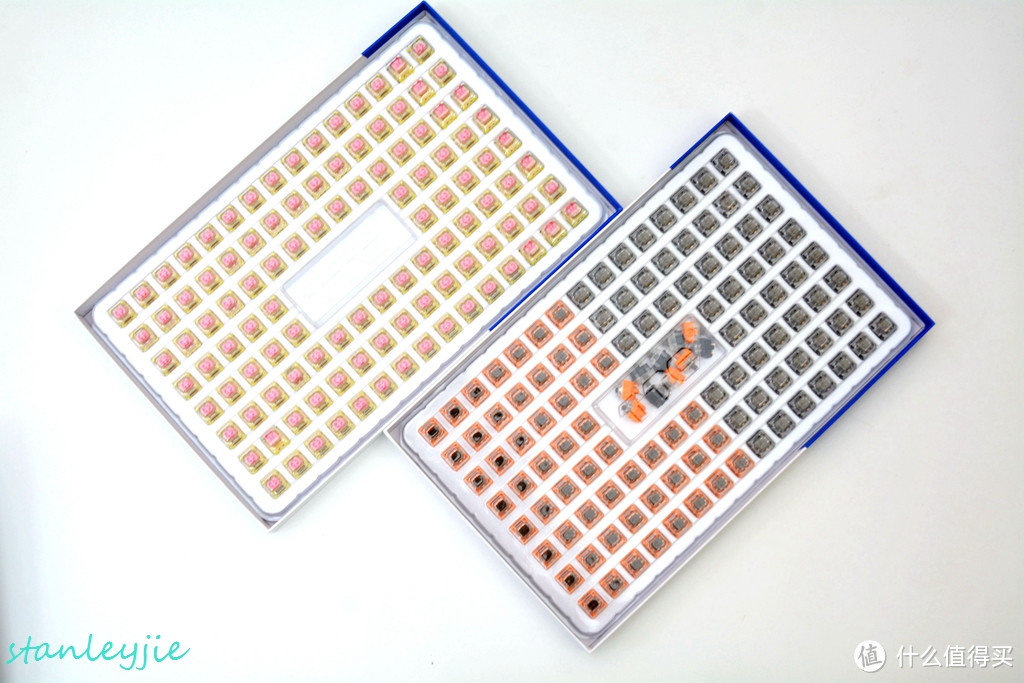 金粉轴、静音茶V2 Pro 和 金茶V3 三种TTC 轴体乱入体验