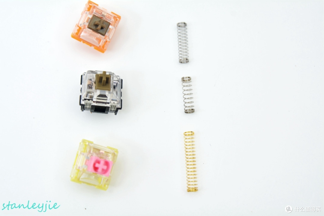 金粉轴、静音茶V2 Pro 和 金茶V3 三种TTC 轴体乱入体验