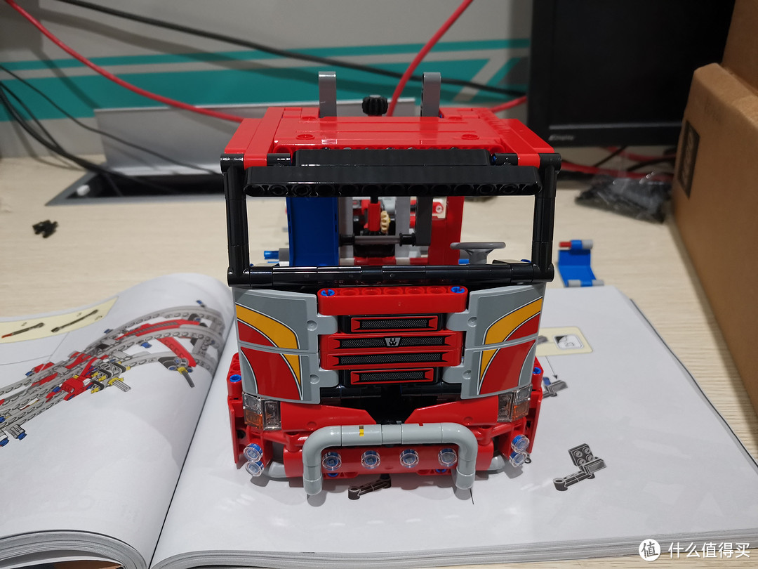 LEGO 42098汽车运输车 大挂车 A模式