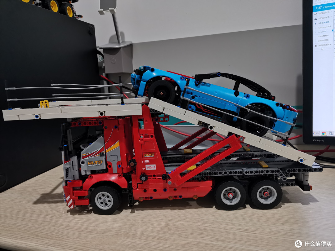 LEGO 42098汽车运输车 大挂车 A模式