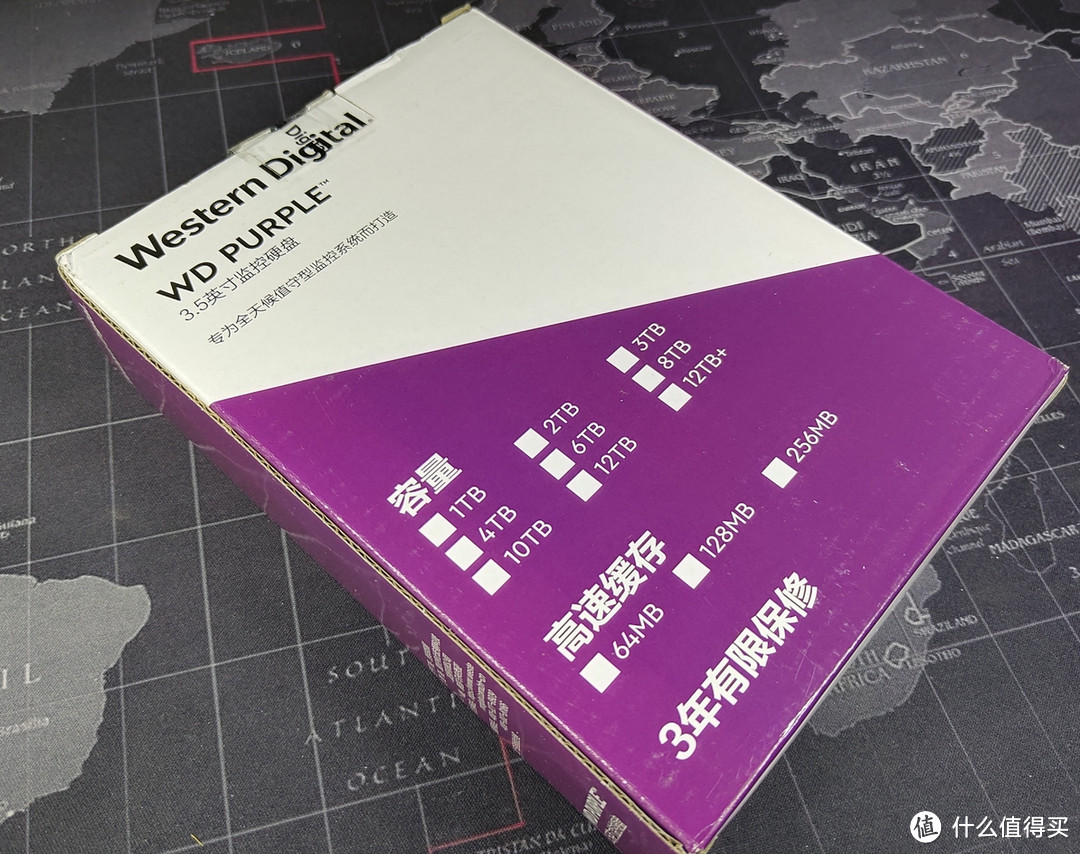 西部数据(WD)紫盘 4TB (WD40EJRX)开箱简测