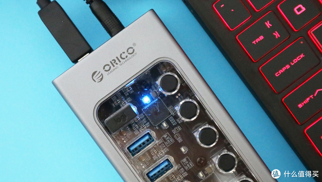 Orico USB3.0 HUB分线器体验：以一当七，稳定高速不含糊！