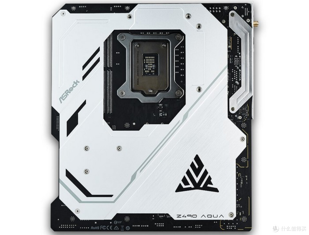 华擎正式发布Z490 AQUA*级发烧水冷主板:OLED屏显、一体水冷、万兆LAN、16相供电