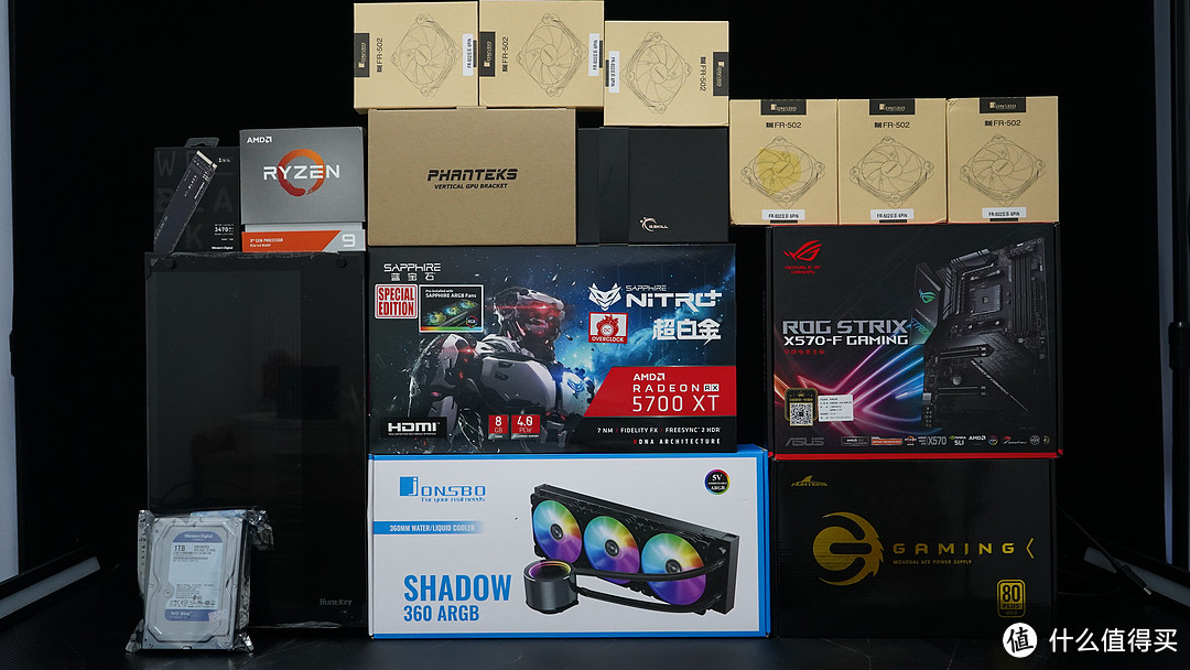 转战阵营AMD锐龙3900X/RX5700XT神光同步ARGB太香了！