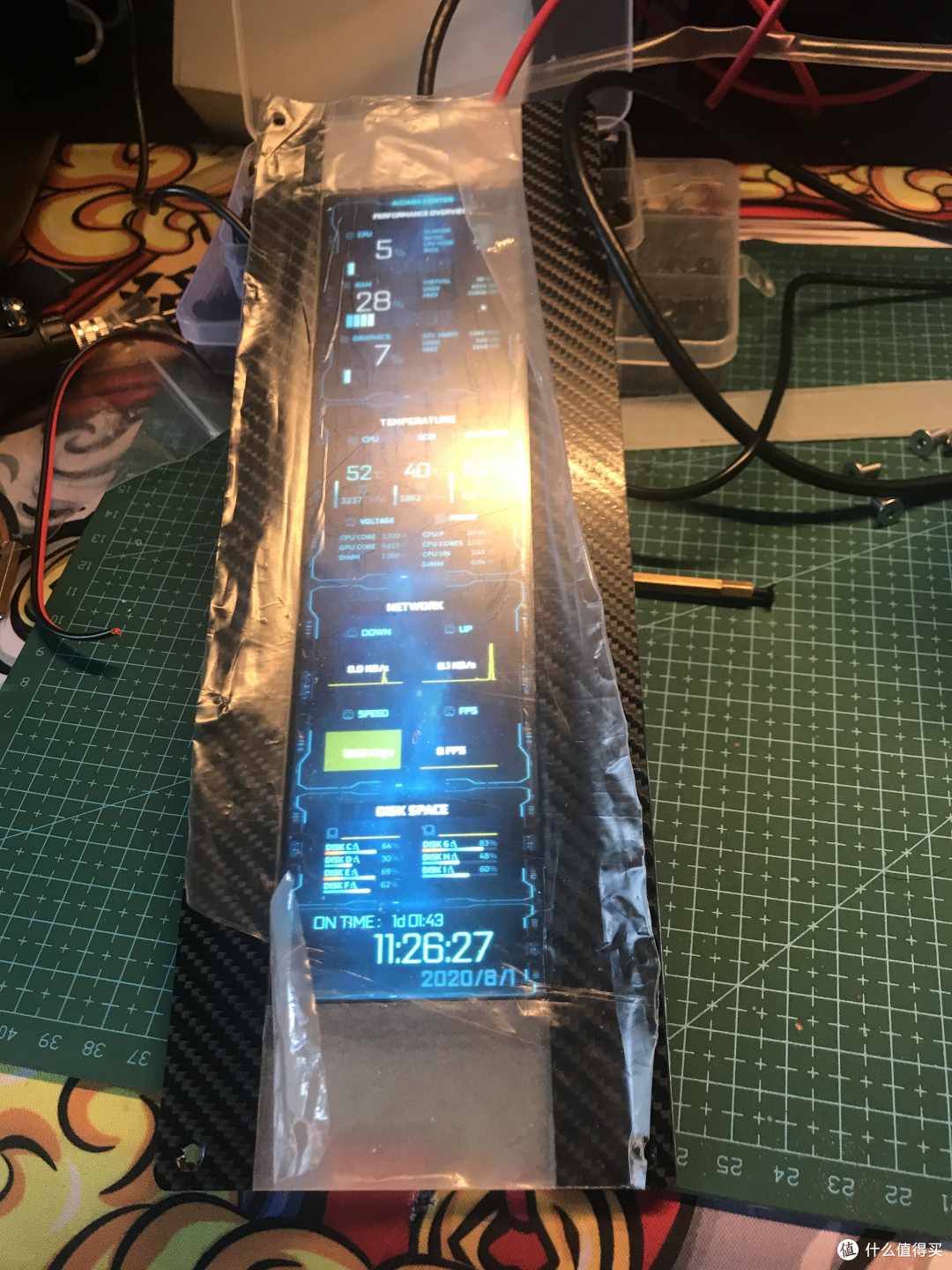 DIY桌面完结篇 —— 系统监控 + 氛围灯 + 歌词器
