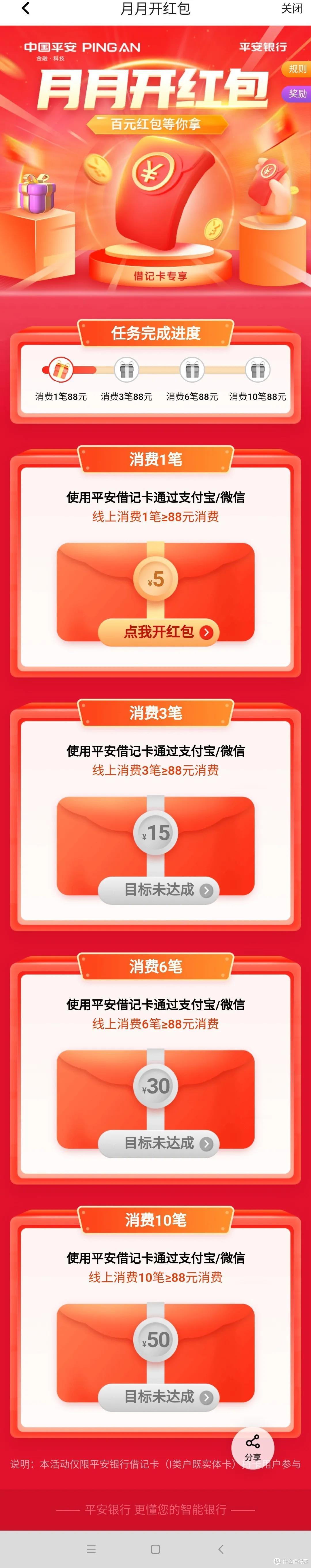 平安储蓄卡月月开红包，平安信用卡最高送3000元现金